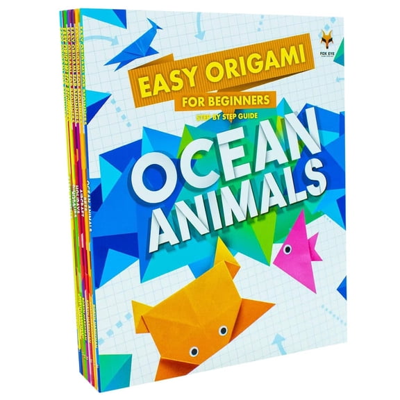 Easy Origami For Beginners Series Step By Step Guide 8 Books Set - Ages 8-13 - Paperback
