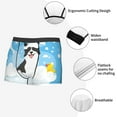 thumbnail image 5 of Kdxio Men's Boxer Briefs with Collie in Bathtub Print - Comfortable and Breathable Underwear for Everyday Wear, 5 of 7