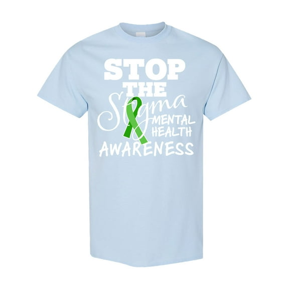 Inktastic Mental Health Awareness Stop the Stigma T-Shirt