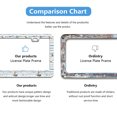 thumbnail image 5 of Ships on Striped Background License Plate Frames for Women Men Car Plate Holder Cover Metal Tag Aluminum Car Accessories Front Rear Plate Decor, 5 of 6