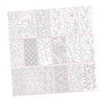 thumbnail image 4 of Plantillas de 18 piezas para pintar en plantillas de dibujo de madera de la herramienta de diario Flores de la herramienta para muebles Decoración del, 4 of 8