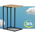 thumbnail image 2 of Serta Harton Modern Wood and Metal C Table for Living Room, Rustic Wood, 2 of 7