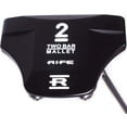 thumbnail image 5 of Rife Golf Right Handed Black Two Bar Mallet Putter Patented Roll Groove Technology with Adjustable Weight System. Heel Shaft with Double Bend Makes It Perfect for Lining up Your Putts (Right, 33), 5 of 8