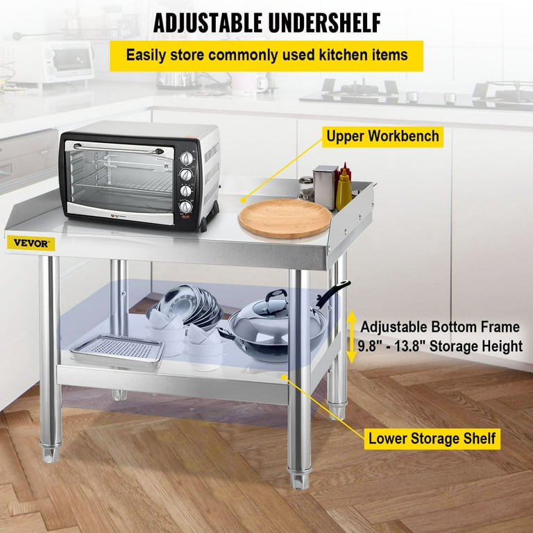 Heavy Duty KitchenAid Mixer Lift with Shelf for Convenient Storage -  Dimensions In Wood