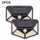 thumbnail image 1 of Luces solares impermeables para exteriores, lámpara de pared de 100 LED, Sensor de movimiento, luz de calle alimentada por energía Solar para jardín, porche, patio, garaje, 1 of 5