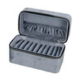 thumbnail image 3 of Segolike Jewelry Display Case Bangle Holder Rings Home Bracelet Storage Box Organizer Gray, 3 of 8