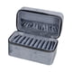 thumbnail image 3 of Caja para guardar pulseras, vitrina para joyas, organizador de mesa de cuero sintético de terciopelo. Gris, 3 of 9