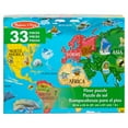 thumbnail image 4 of Melissa & Doug World Map Jumbo Jigsaw Floor Puzzle (33 pcs, 2 x 3 feet) - FSC Certified, 4 of 10
