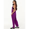 thumbnail image 6 of ANRABESS Womens Overalls Jumpsuit Sleeveless Spaghetti Strap Summer Casual Lightweight Loose Fit Baggy Pants with Pockets, 6 of 8