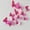 Pink, variant on 12Pc Clearance Under $3 Butterfly Wall Stickers Butterfly Decal Pvc For Wall Pink Butterfly Sturdy Pink