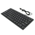 thumbnail image 1 of Mini Keyboard Wired 78 Key Ultra Slim Language Keyboard Compact USB Keyboard Multimedia Keyboard for Computer Desktop PC, 1 of 7