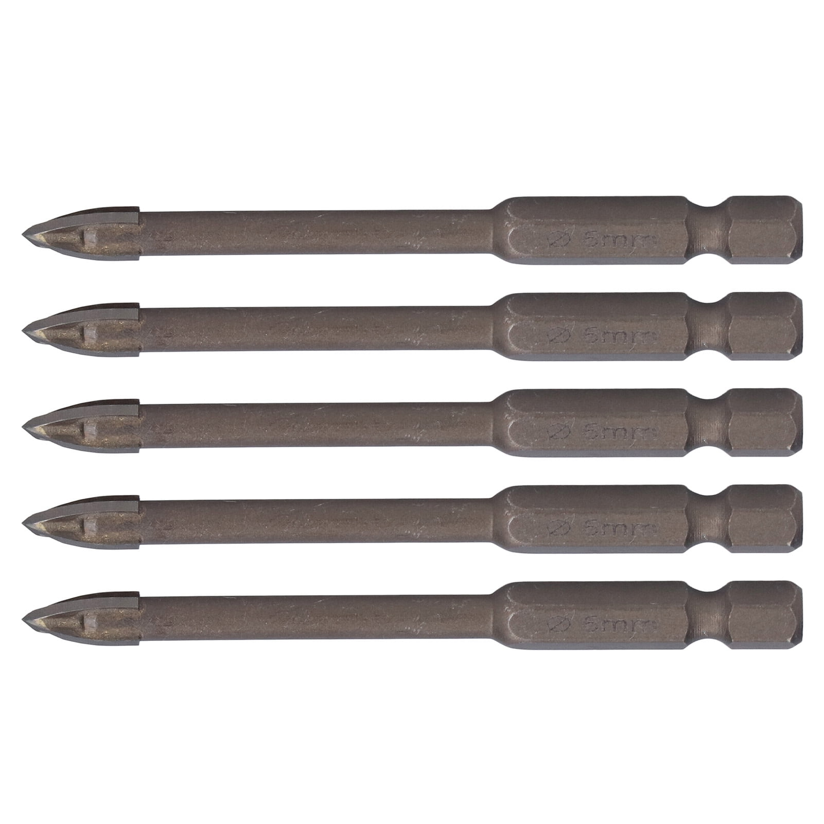 5Pcs Power Screwdriver  Drill Bits 1/4in Hex Shank  Drill Bits for Power Screwdriver