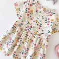 thumbnail image 2 of Otqutp Summer Sundress for Toddler Baby Girls'Casual Dress Short Sleeve Holiday Dress for Toddler Girls for 6M to 4Years, 2 of 4
