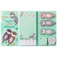 thumbnail image 1 of Affordablo Warehouse Sale School Supplies Special Shaped Combination Note Pad Creative Simple Cartoon Message Pad Stick Account Notepad, 1 of 6