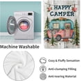 thumbnail image 4 of Camper Flannel Blanket Camp Gifts Camping-Themed Blanket for Women Soft Lightweight Throw Blankets for Bed Home Travel Decor 50"x60", 4 of 6