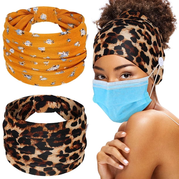 6 Pieces African Headband Bobo Wide Knot Turban Head Wraps  display picture 2