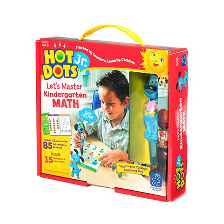 Educational Insights Hot Dots Jr. Let's Master Kindergarten Math Set with Ace (Best Educational Games For Kindergarten)