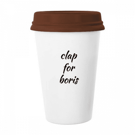 

Come On British Inspirational Encouragement Mug Coffee Drinking Glass Pottery Cerac Cup Lid