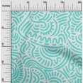 thumbnail image 2 of oneOone Rayon Turquoise Green Fabric Japanese Craft Projects Decor Fabric Printed By The Yard 56 Inch Wide, 2 of 4