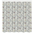 thumbnail image 3 of Ambesonne Forest Shower Curtain, Woodland Nature Birds Trees, 69"Wx70"L, Coconut and Multicolor, 3 of 5