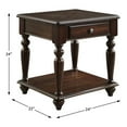 thumbnail image 4 of Lazzara Home Koy 24 in. Espresso Rectangular Wood End Table with Drawer, 4 of 6