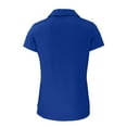 thumbnail image 3 of Women's Cutter & Buck  Royal SMU Mustangs Vault Daybreak Eco Recycled V-Neck Polo, 3 of 3