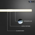 thumbnail image 5 of VONN Procyon 36" ETL Certified Integrated AC LED Bathroom Light Fixture in White, 5 of 8