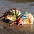 thumbnail image 3 of 2 unids/set simulación de animales marinos caracoles modelo juguetes criaturas antiguas niños rompecabezas regalo nautilidae concha pecera decoración, 3 of 4