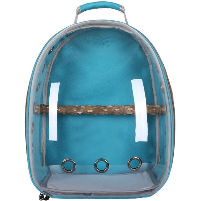 Pet Parrot Carrier Bird Travel Bag Backpack Space Capsule Transparent Backpack Breathable Parrot Backpack