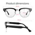 thumbnail image 5 of Ray-Ban Meta Audio Clubmaster, Shiny Black, Clear Lenses, 5 of 6