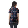 thumbnail image 4 of Moomaya Chemise Tunique Style Enveloppant pour Femmes en Coton Décontracté Col Classique Boutonné, 4 of 6