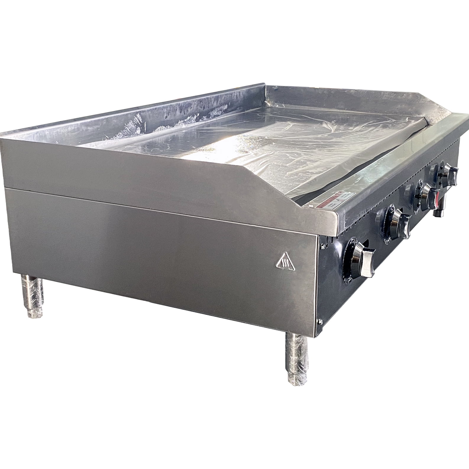 48" NSF Thermostat Gas Griddle  | 120,000 BTU Heavy-Duty Commercial Flat Top Grill