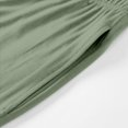 thumbnail image 6 of Men's Solid Pajama Pants Drawstring Elastic Waist Lounge Pants Jogger Ankle Soft Sleep Pants with Side Pockets ,XL,Mint Green, 6 of 9