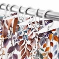 thumbnail image 6 of Shower Curtain 72"W x 78"L Fall Leaves Thanksgiving Pumpkins Berry Fabric Shower Curtains Set with Hooks Water Repellent Bathroom Curtains Machine Washable Bathroom Accessories, 6 of 6