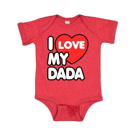 

Inktastic I Love My Dada Gift Baby Boy or Baby Girl Bodysuit