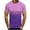 Purple, variant on YABCSAZ Casual Men's T Shirt Gradient Color Round Neck Shirt Tops Soft Muscle Slim Fitted Lightweight breathable Tee Outdoor Daily Gym Workout Athletic Tee Shirts Short Sleeve