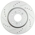 thumbnail image 3 of SCITOO Brake Kits, 4pcs Drilled Slotted Brake Rotors Discs fit for 2006-2010 for Chevy Impala, 2006-2007 for Chevy Monte Carlo, 3 of 5