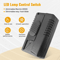 thumbnail image 6 of 2X Foot Dimmer Switch Full Range Inline Slide Control for LED Lamp Incandescent Bulb 100V-120V US Plug, 6 of 9