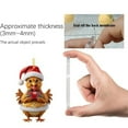 thumbnail image 7 of JIhuahe 2D Christmas Chicks Advent Calendar with Mini Acrylic Baby Chick Pendants, Festive Countdown Ornament Set, Cute Bird Themed Holiday Decor for Animal Lovers,C, 7 of 7