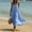 c01Blue, variant on Women's Backless Cami Dress Spaghetti Strap Sleeveless Flowy Linen Dress Trendy Summer Beach Vacation Midi Sundress Gray XL