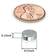 Spencer 8mm x 3mm Strong Neodymium Magnets Rare Earth Craft Disc Magnets N52, 100 PCS