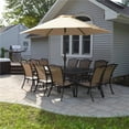 thumbnail image 5 of Renwick 7.5 ft Tan Hexagon Market Patio Umbrella, Water Resistant, 5 of 11