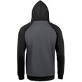 thumbnail image 3 of SOLS - Sudadera estilo ranglán modelo Seattle unisex (Mezcla carbón/Negro), 3 of 3