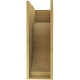 thumbnail image 4 of 11"W x 22"D x 33"H Classic Van Buren Rough Cedar Woodgrain TimberThane Corbel, Primed Tan, 4 of 6