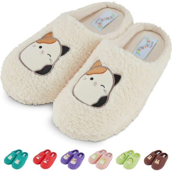Squishmallows Kids Slippers and Ladies Slippers for Women Indoor Unisex Extra Cozy House Slippers for Kids Slip On