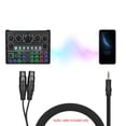 thumbnail image 3 of 3.5mm to Dual XLR Cable Female 1/8 Inch to 3-Core Double XLR Audio Cable 4.9Ft, 3 of 8