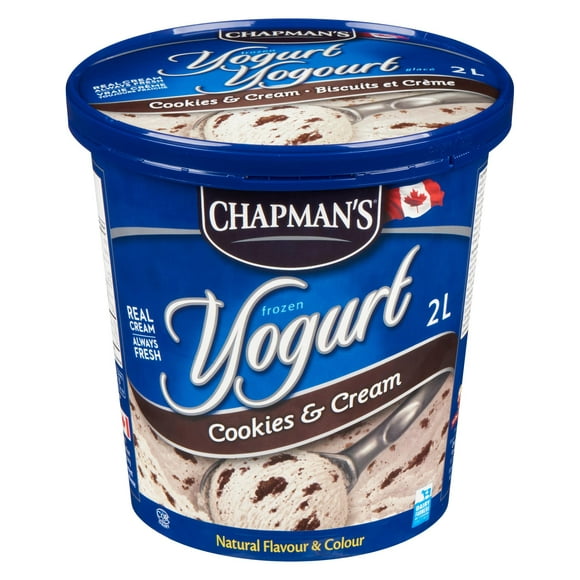 Chapman's Yogourt glacé biscuits et crème 2L