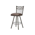 thumbnail image 3 of Iron Mountain 1103130 Alexander Swivel Bar Stool- 30 in. Seat Height - Black, 3 of 4