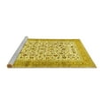thumbnail image 2 of Ahgly Company Machine Washable Indoor Rectangle Persian Yellow Traditional Area Rugs, 2' x 4', 2 of 4