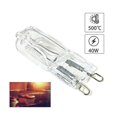 thumbnail image 2 of G9 Oven Light High Temperature Resistant Durable Halogen Bulb Lamp for Refrigerators Ovens Fans 40W, 2 of 5
